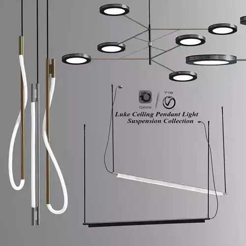 Luke Ceiling Pendant Suspension Collection