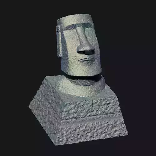 Moai Keycap STL 3D print model