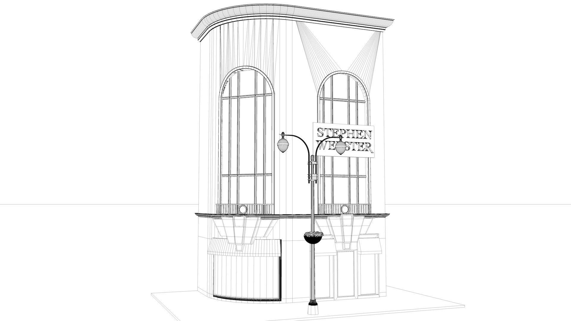 Building Facade 3D model_6