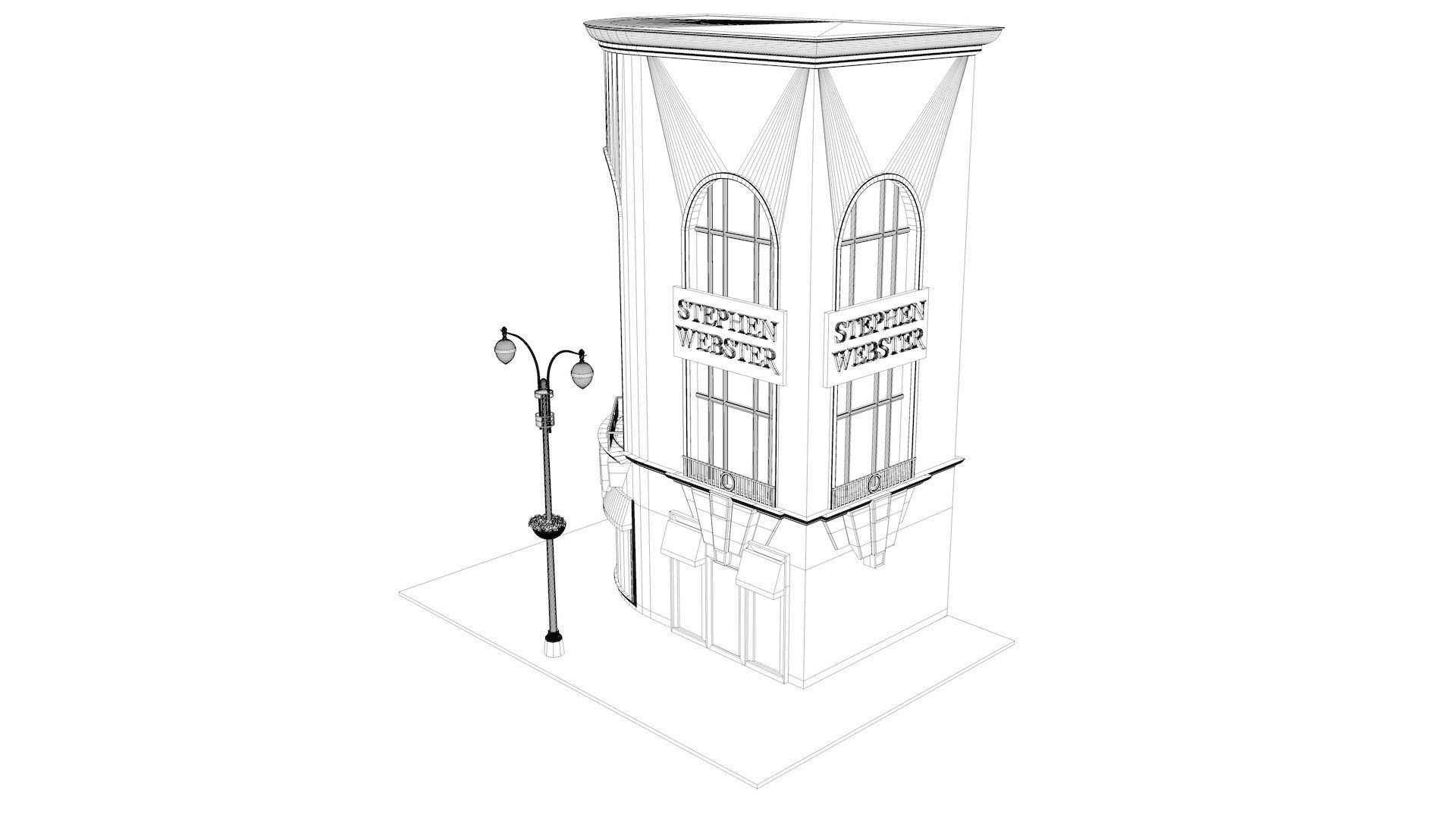 Building Facade 3D model_5