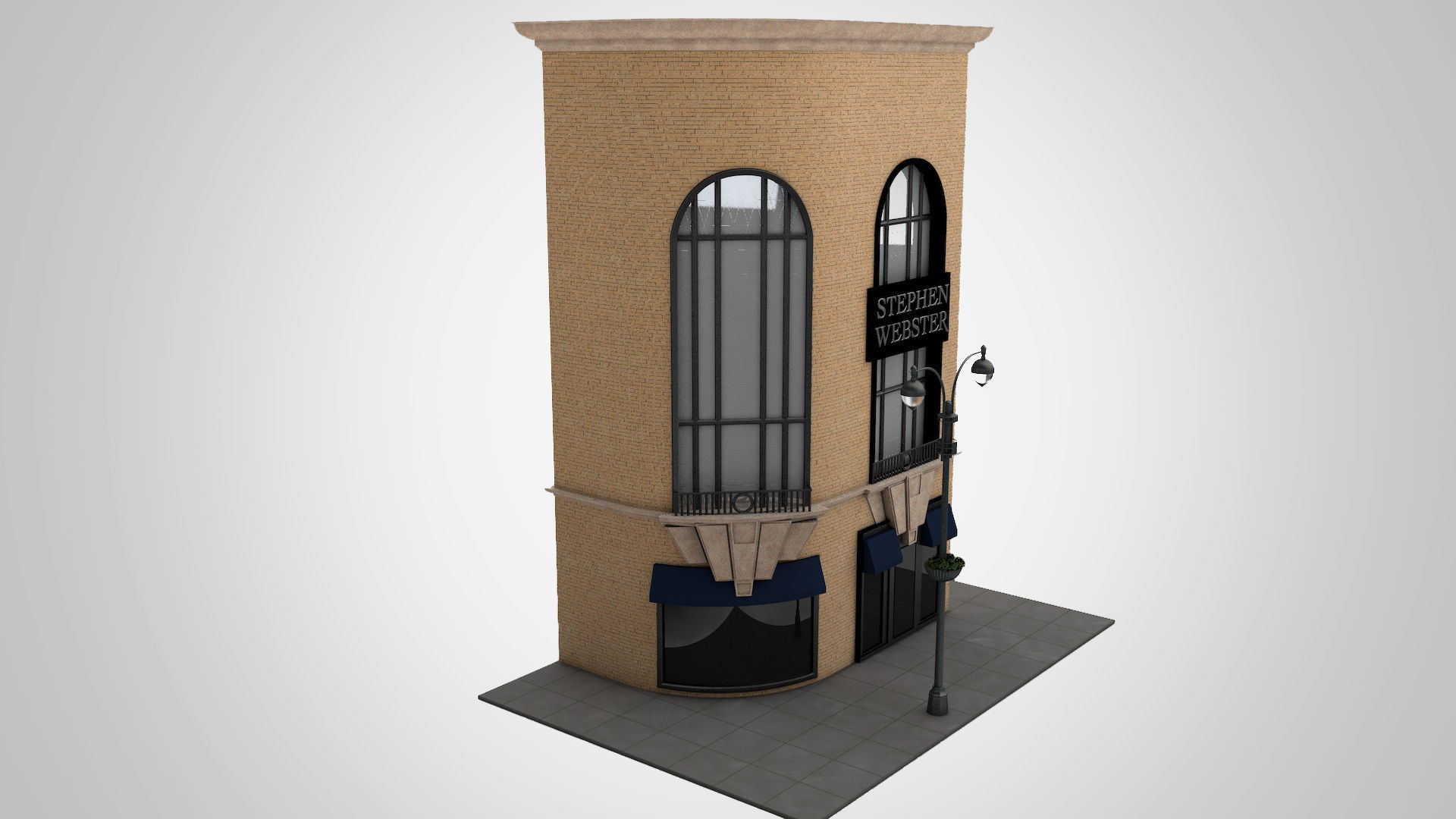 Building Facade 3D model_2