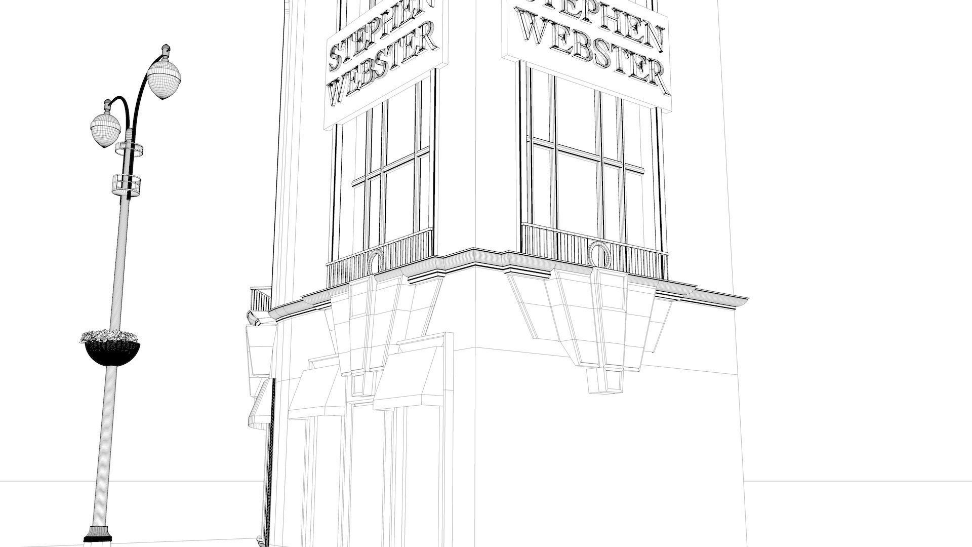 Building Facade 3D model_8