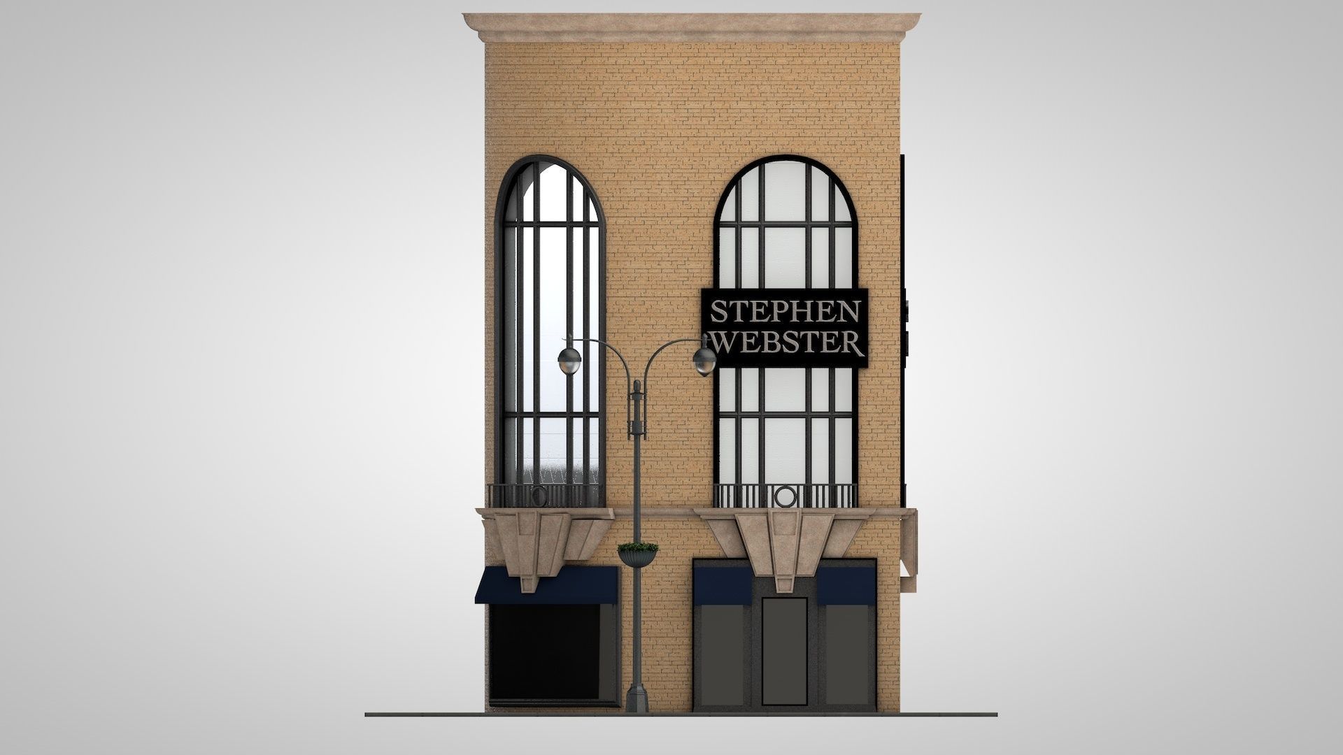 Building Facade 3D model_4