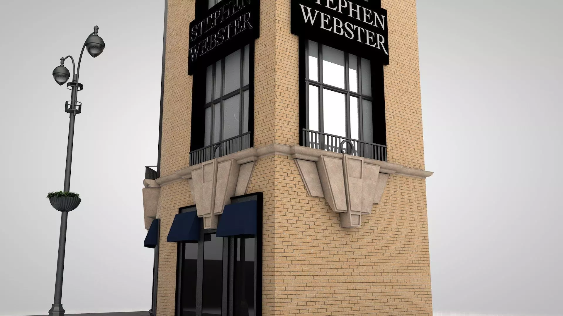 Building Facade 3D model_0