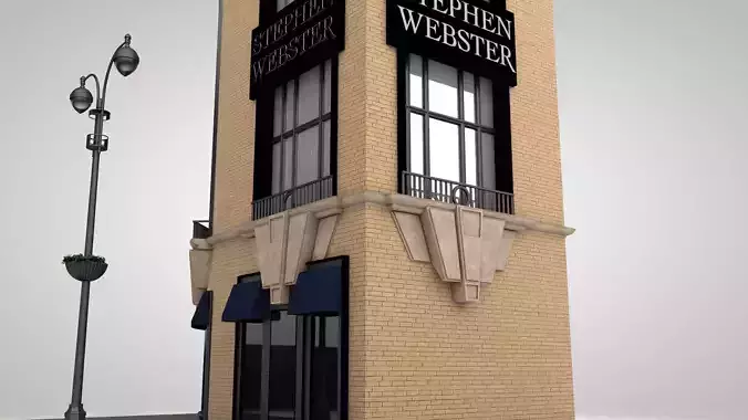 Building Facade 3D model