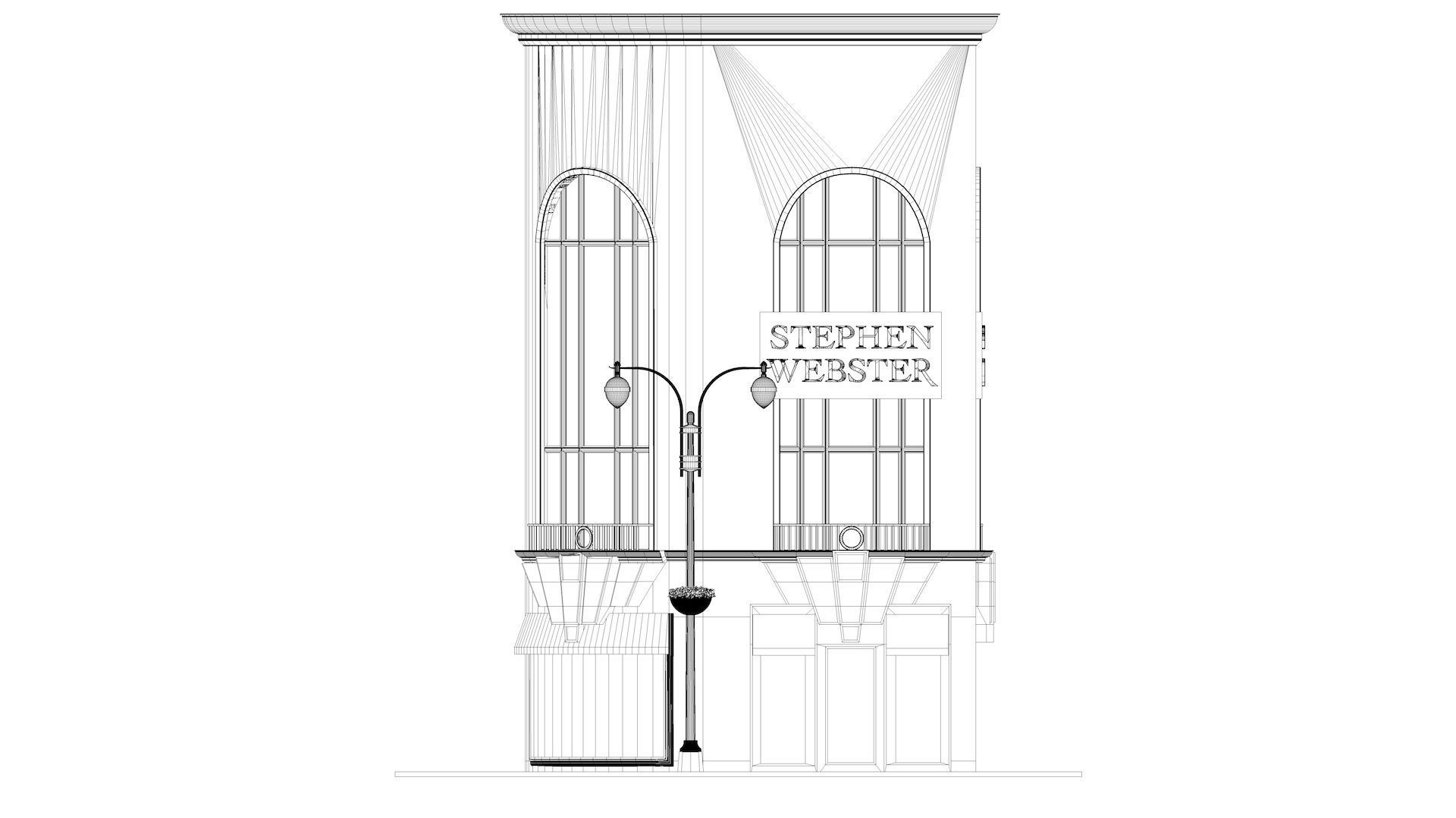 Building Facade 3D model_7