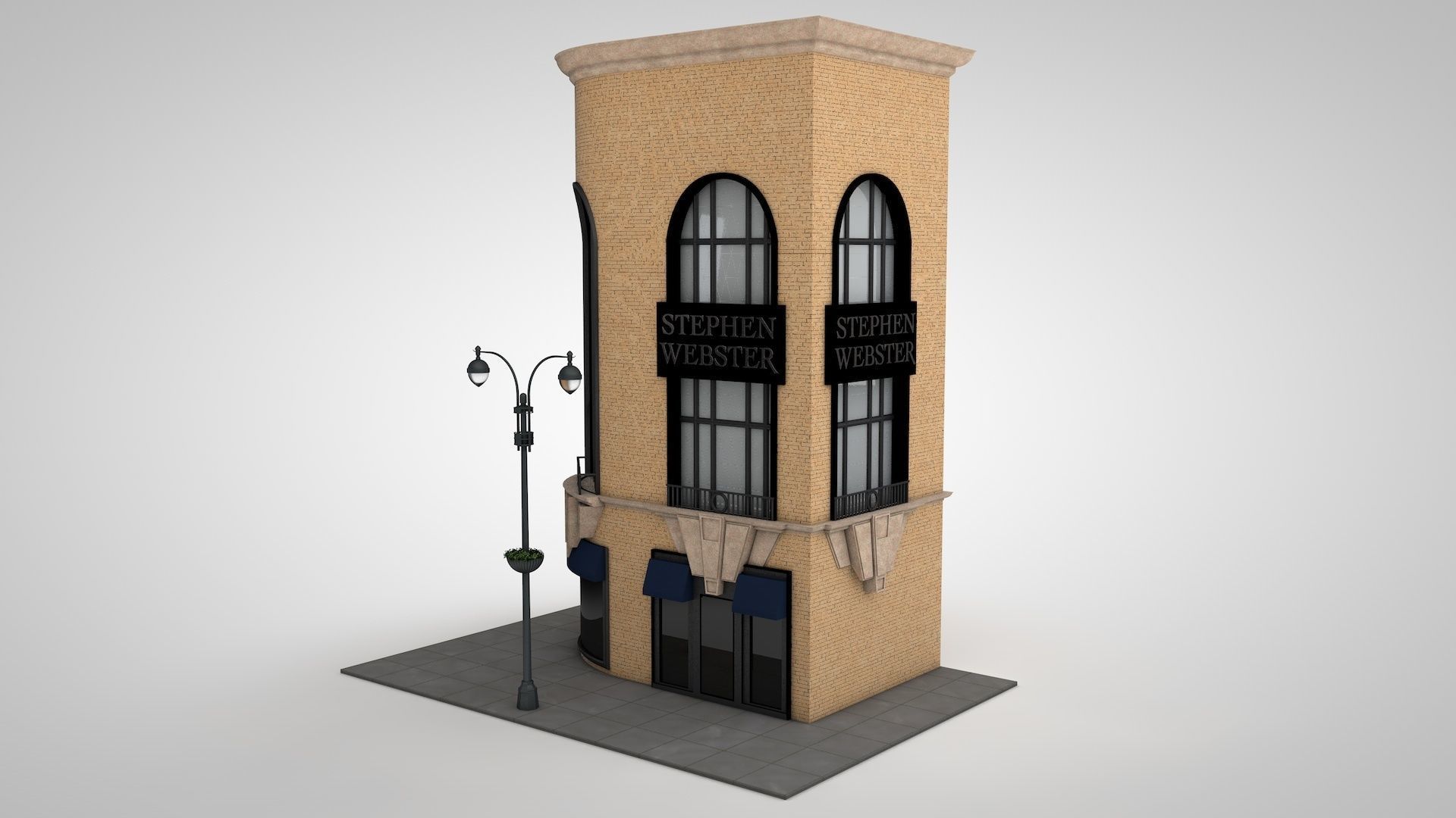 Building Facade 3D model_1