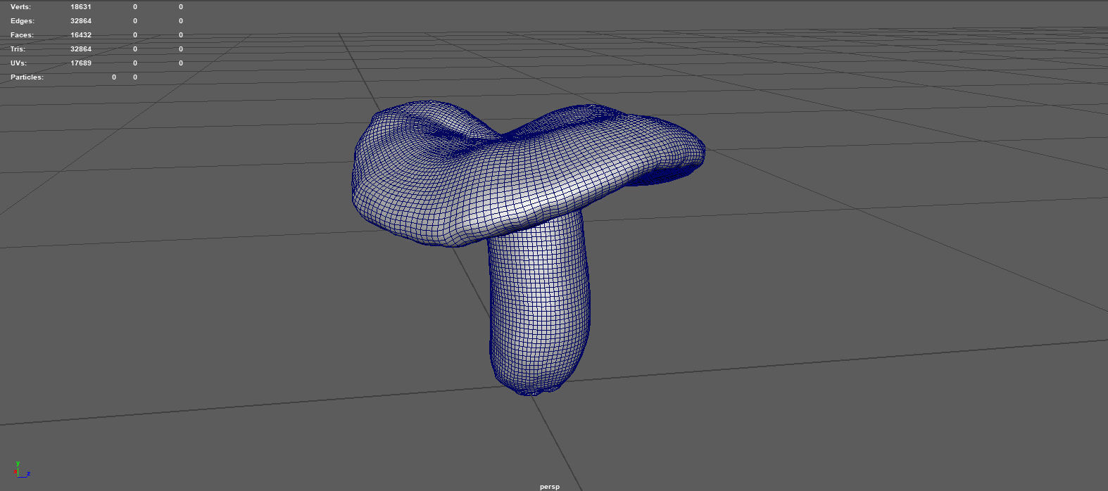 MUSHROOM 1 Low-poly 3D model_6
