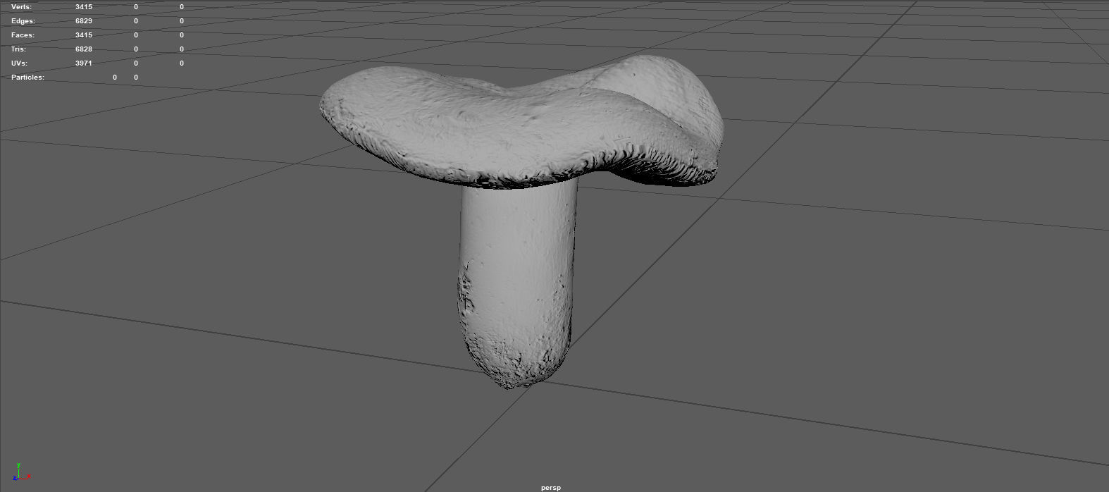 MUSHROOM 1 Low-poly 3D model_12