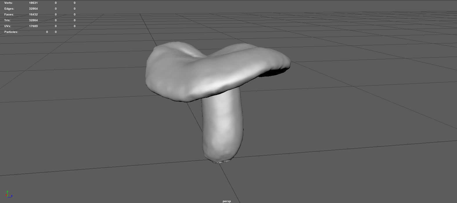 MUSHROOM 1 Low-poly 3D model_5
