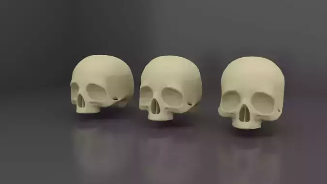 Skull 3 LODs