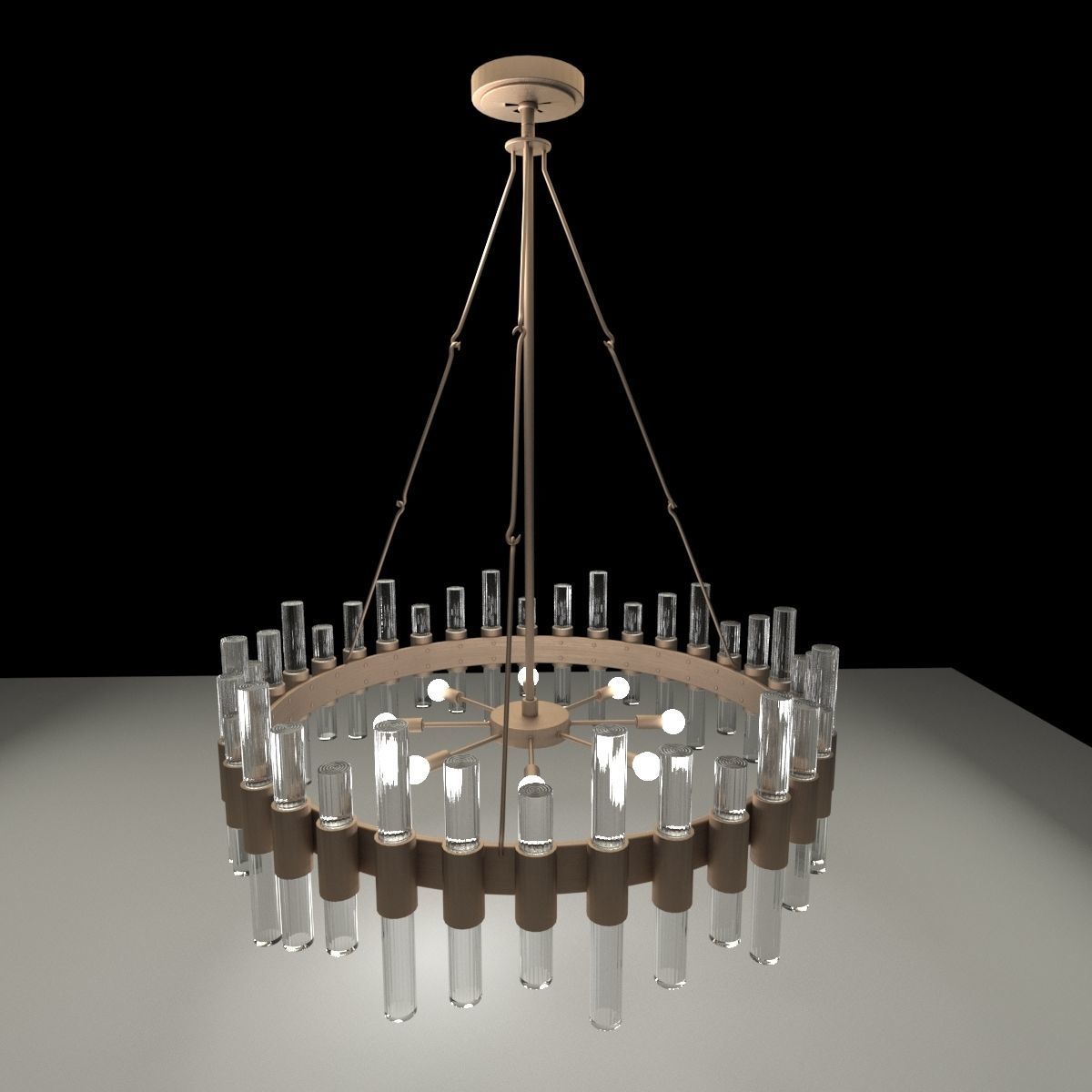 Chinese lantern 3D model_1