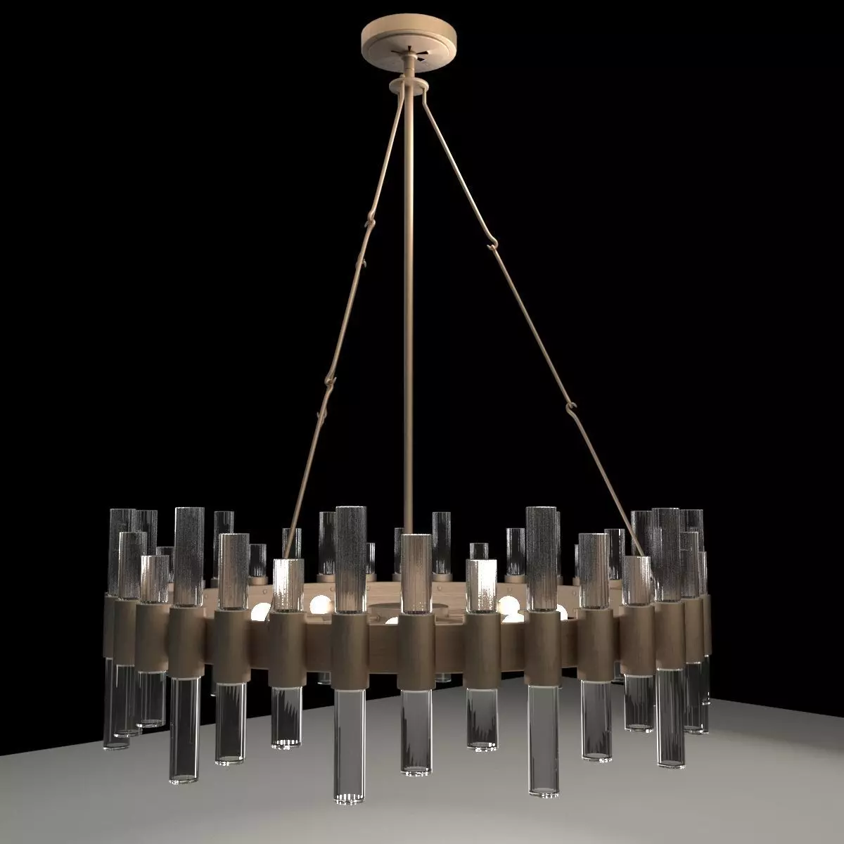 Chinese lantern 3D model_0