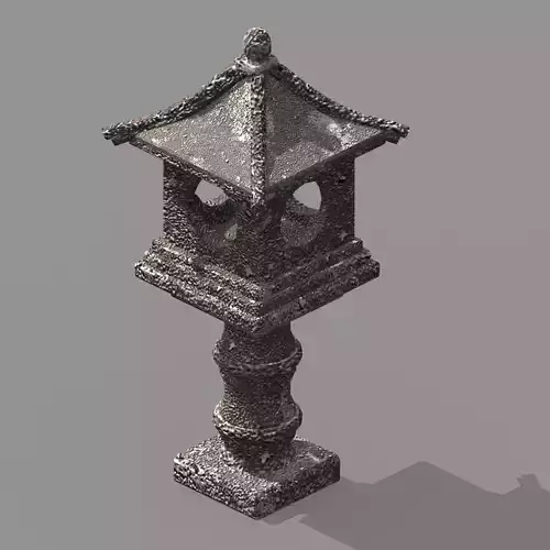 Ancient Architecture-Scenery-Small Stone Lamp 41