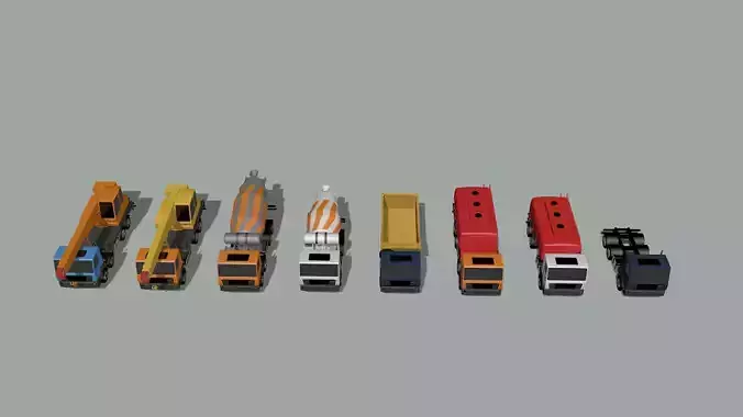 construction cargo trucks