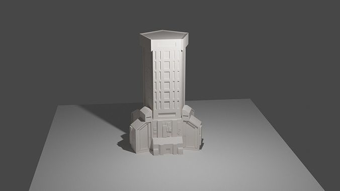 3d printed battletech office towers 3D print model