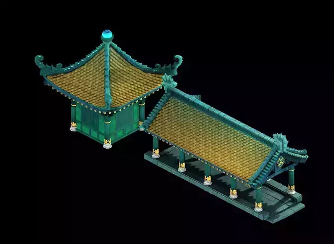 Undersea-Dragon Palace-Book Collection-Architectur