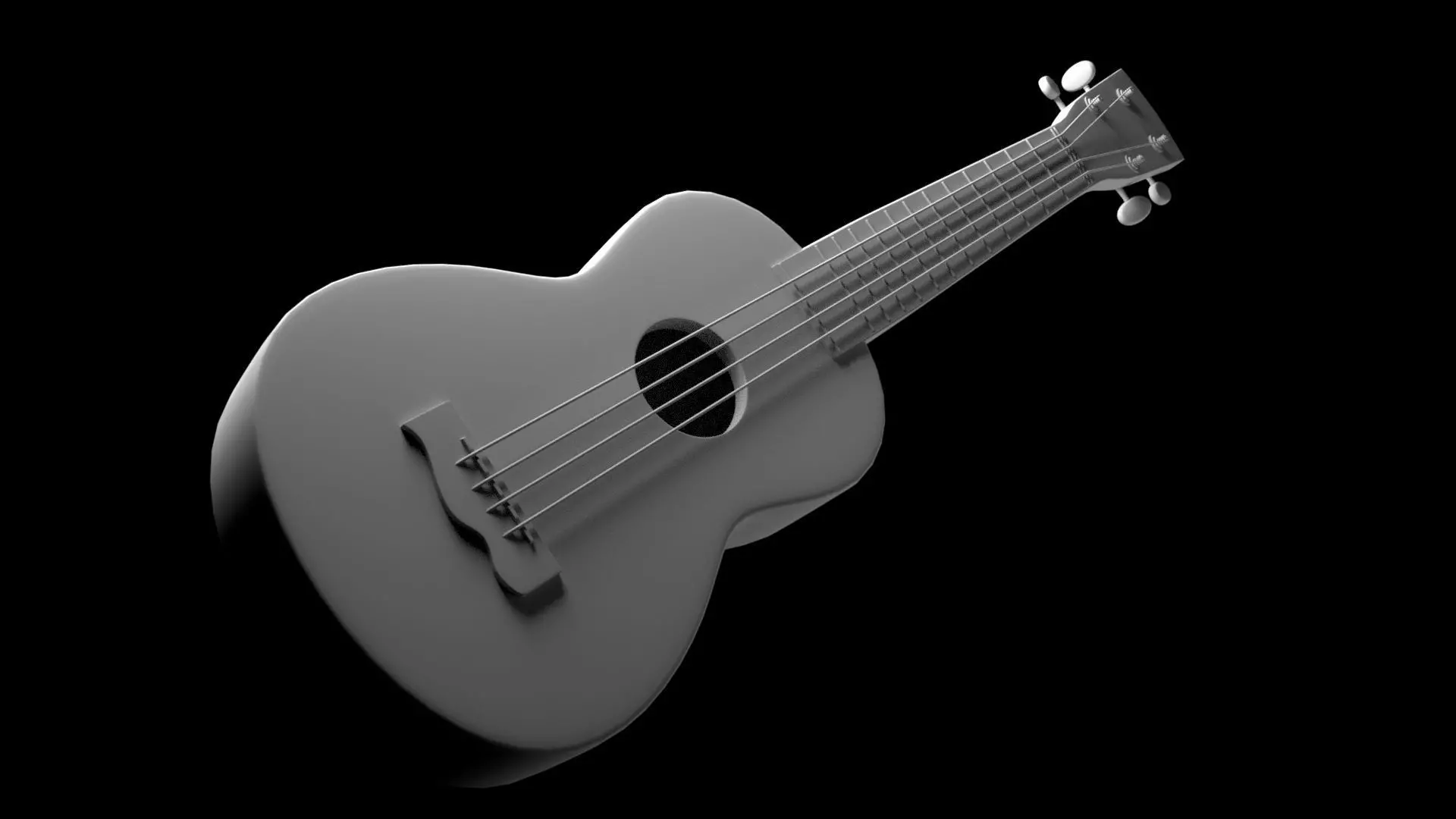 Ukulele 3D Model Free 3D model