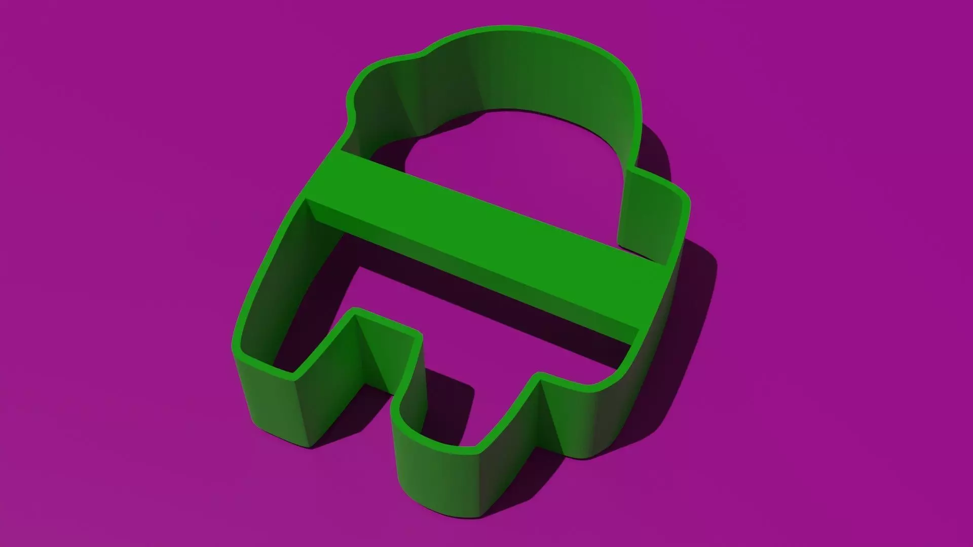 Among Us cookie cutter 3D print model 3D print model_0