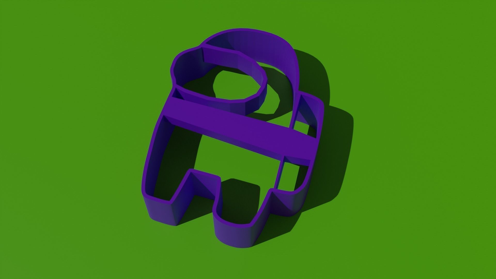 Among Us cookie cutter 3D print model 3D print model_1