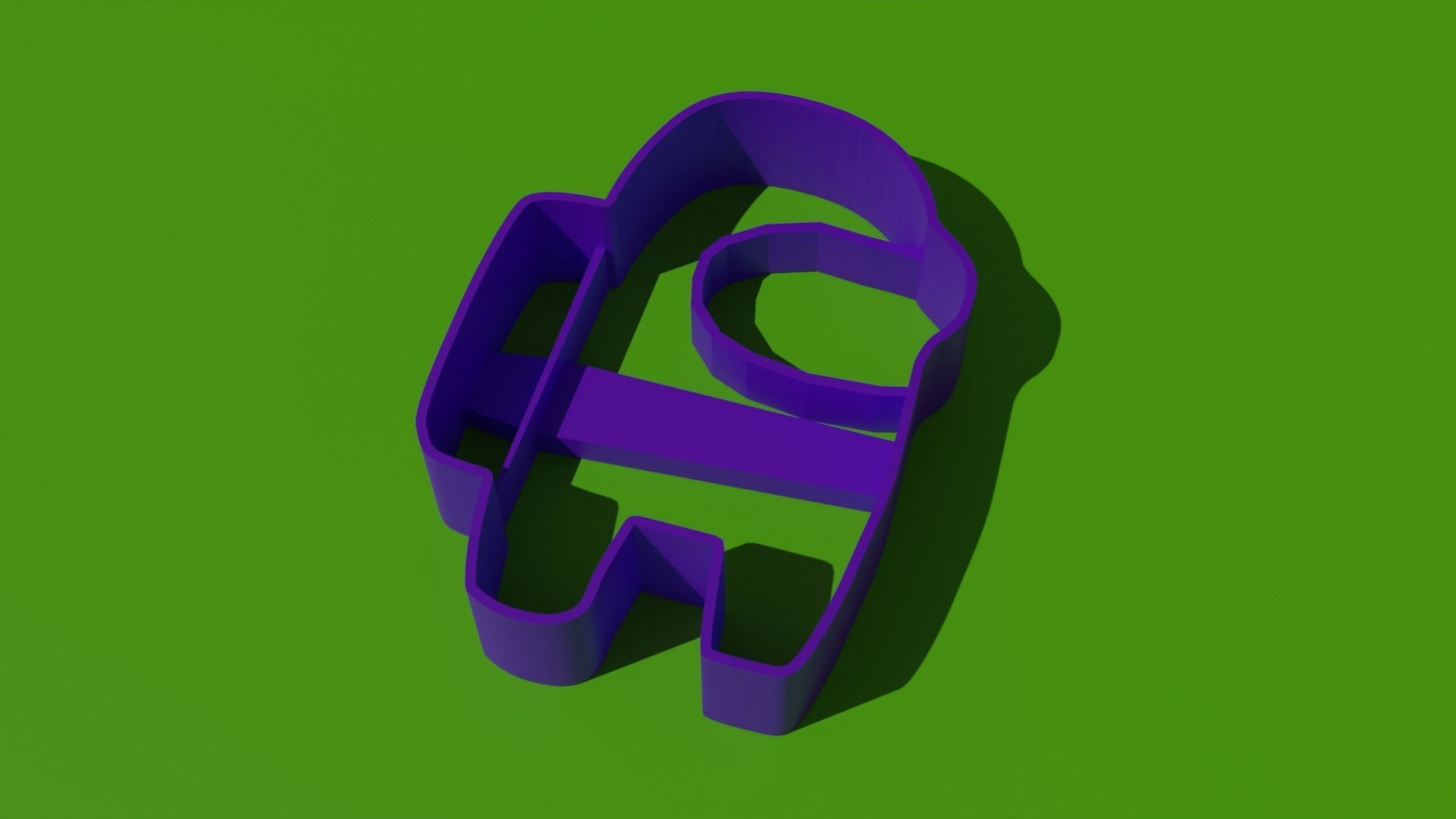 Among Us cookie cutter 3D print model 3D print model_2