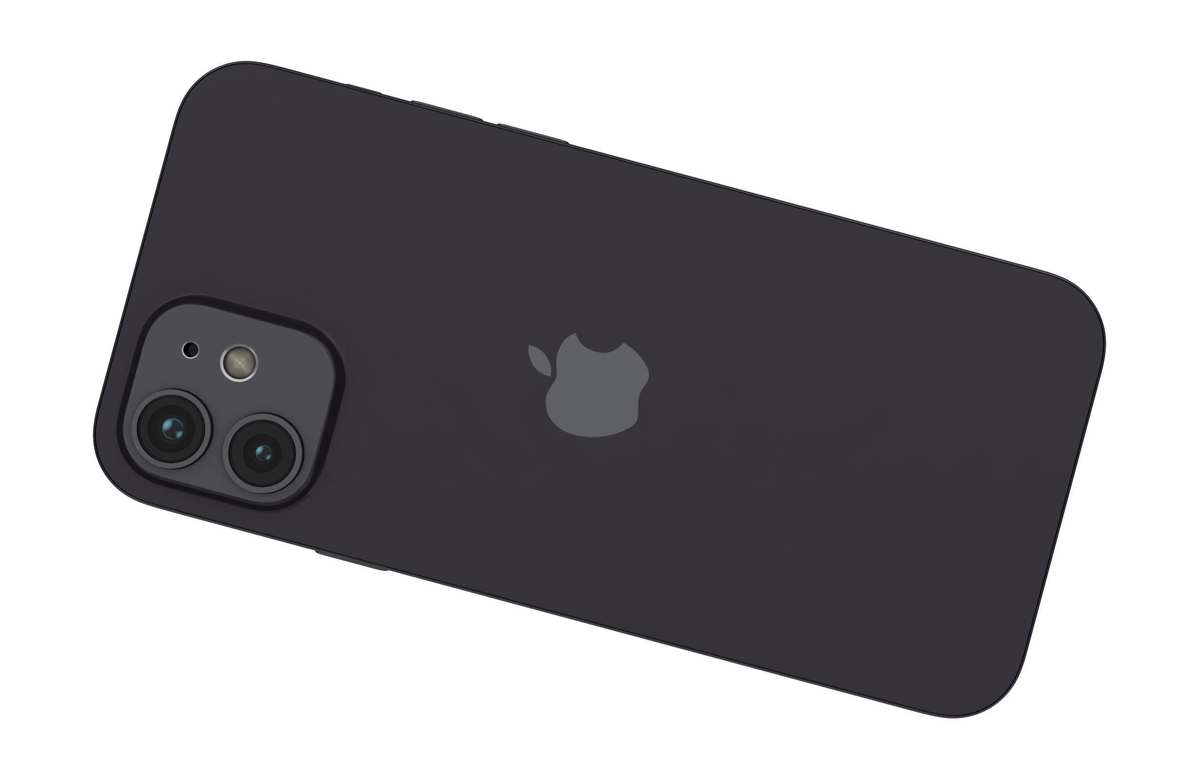 Apple iPhone 12 Black 3D model_11
