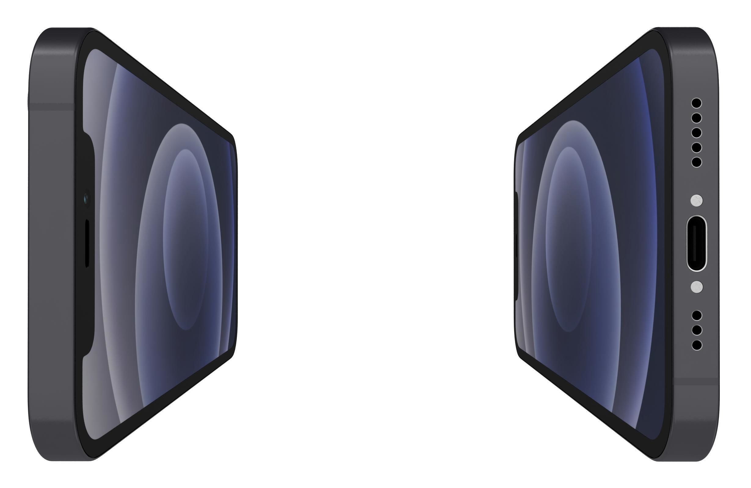 Apple iPhone 12 Black 3D model_8