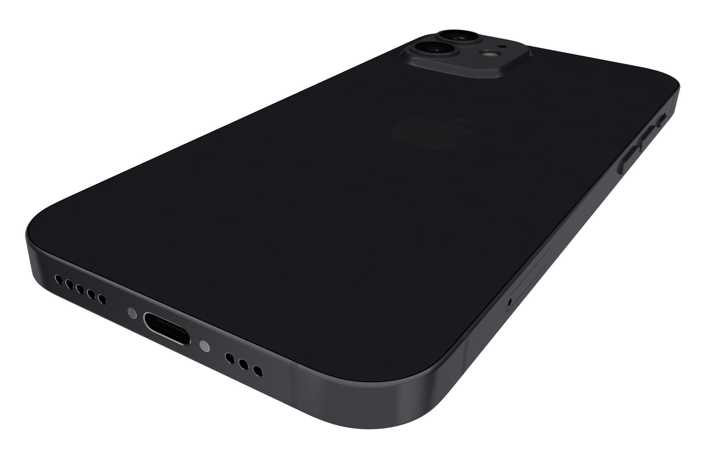 Apple iPhone 12 Black 3D model_14