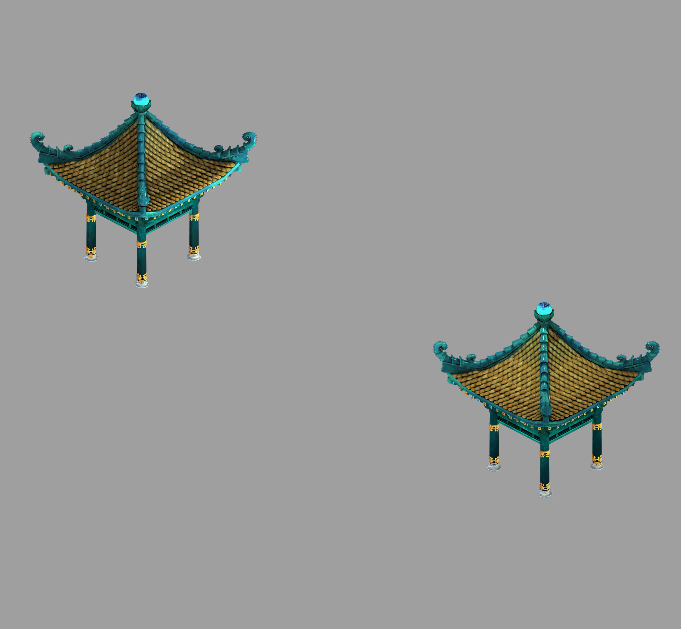 Undersea-Dragon Palace Building 004 3D model_1