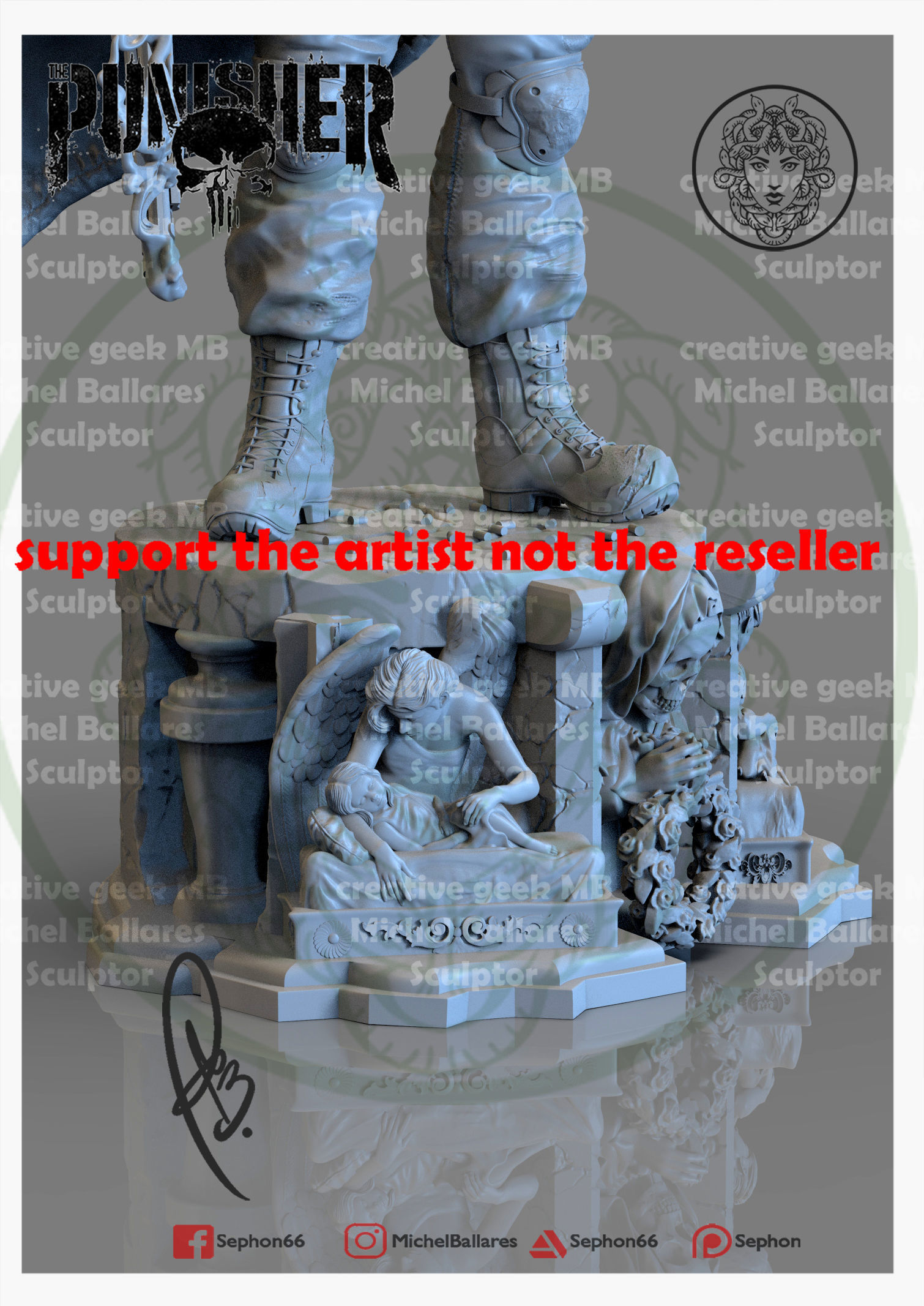 PUNISHER BY CREATIVE GEEK MB 3D print model_5
