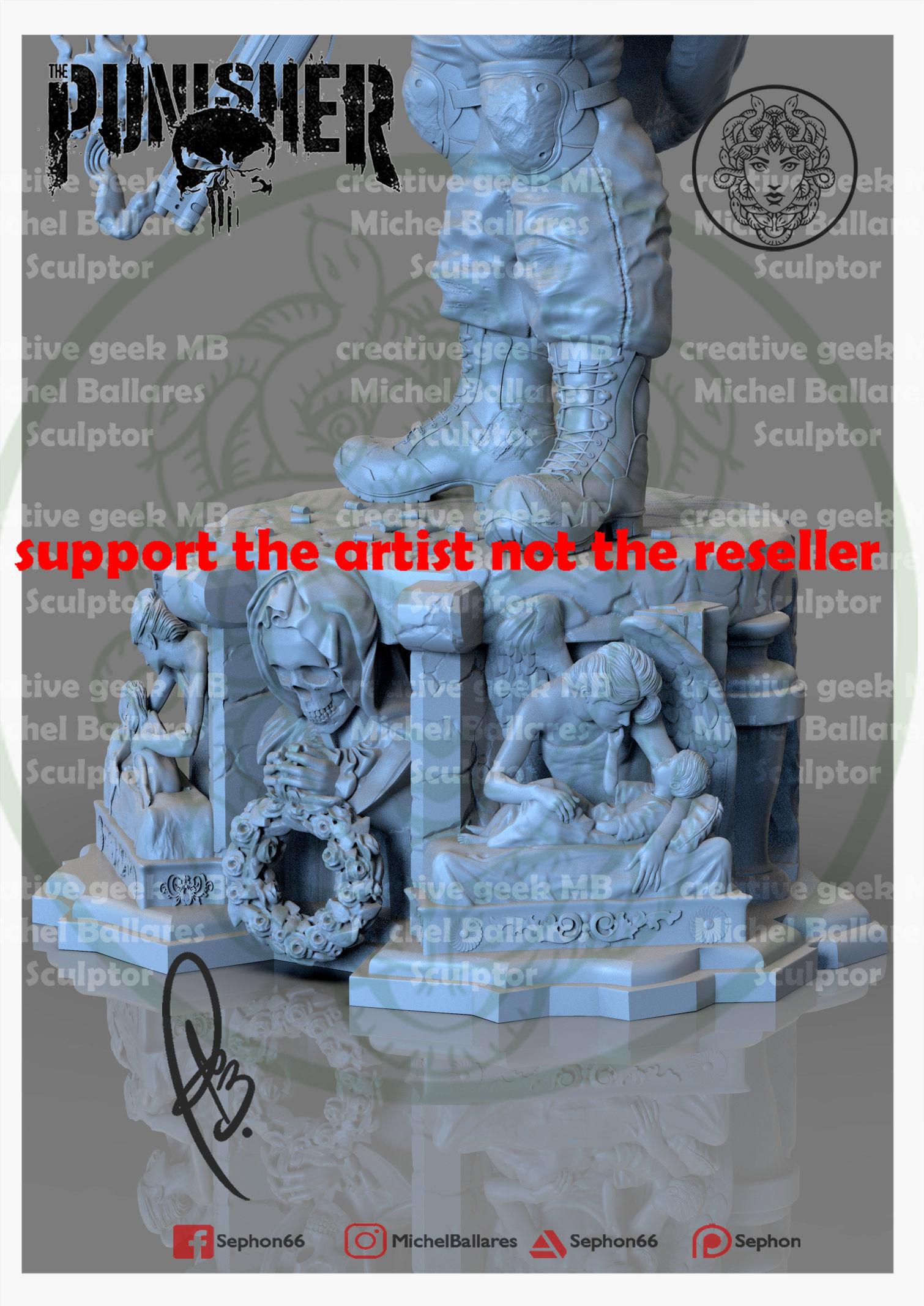 PUNISHER BY CREATIVE GEEK MB 3D print model_6