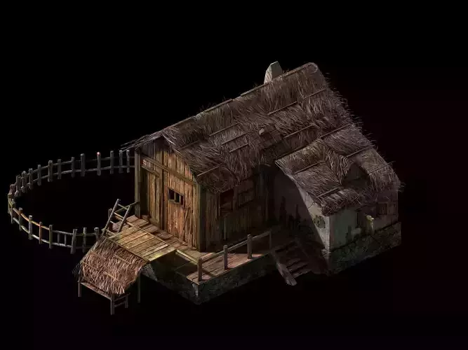 Beach-Coast-Fishing Village Hut 12