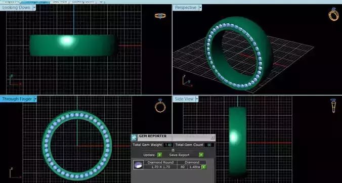 Diamond Ring 3d model 