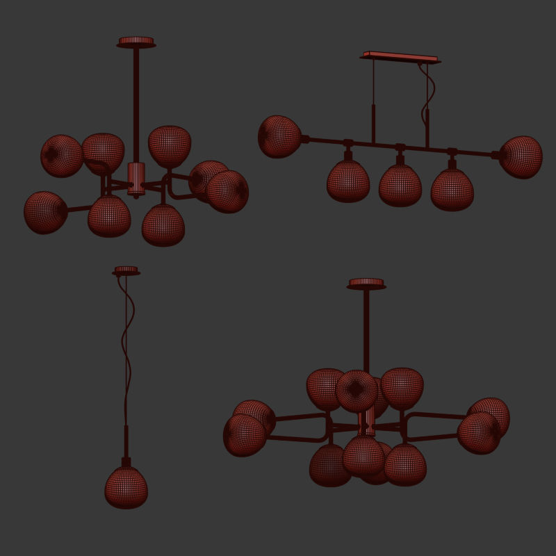Maytoni Eric Celing Light Set 3D model_4