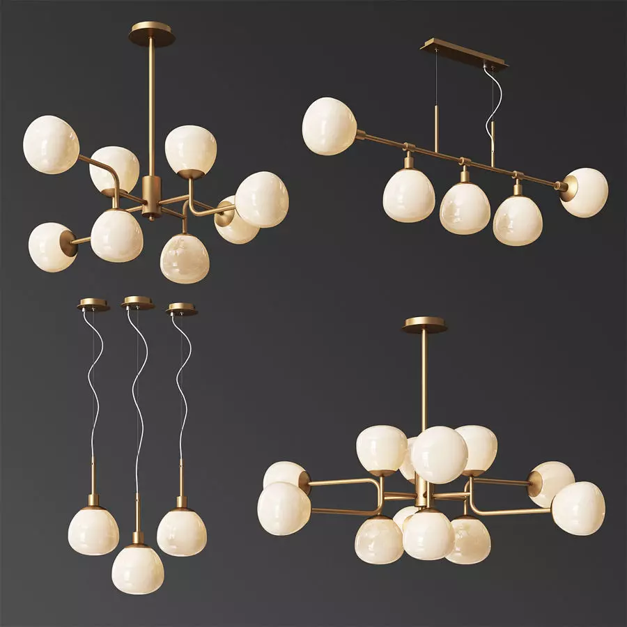 Maytoni Eric Celing Light Set 3D model_0