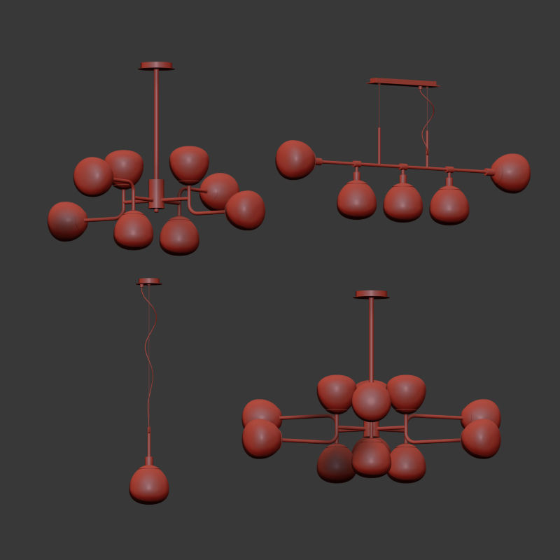 Maytoni Eric Celing Light Set 3D model_1