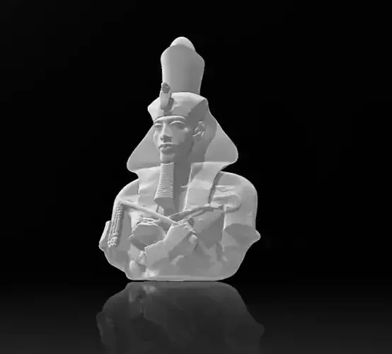 Akhenaten Bust 3d printing 3D print model