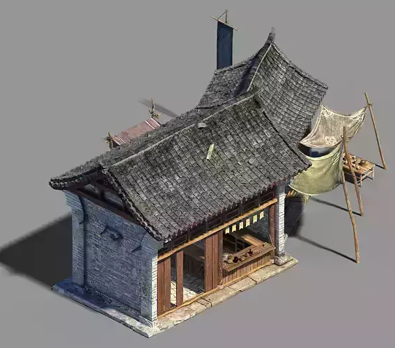 Hangzhou-Business District-Building Pharmacy 2 3D model