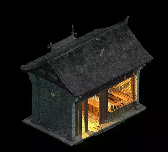 Hangzhou-Business District-Building Pharmacy 3 3D model