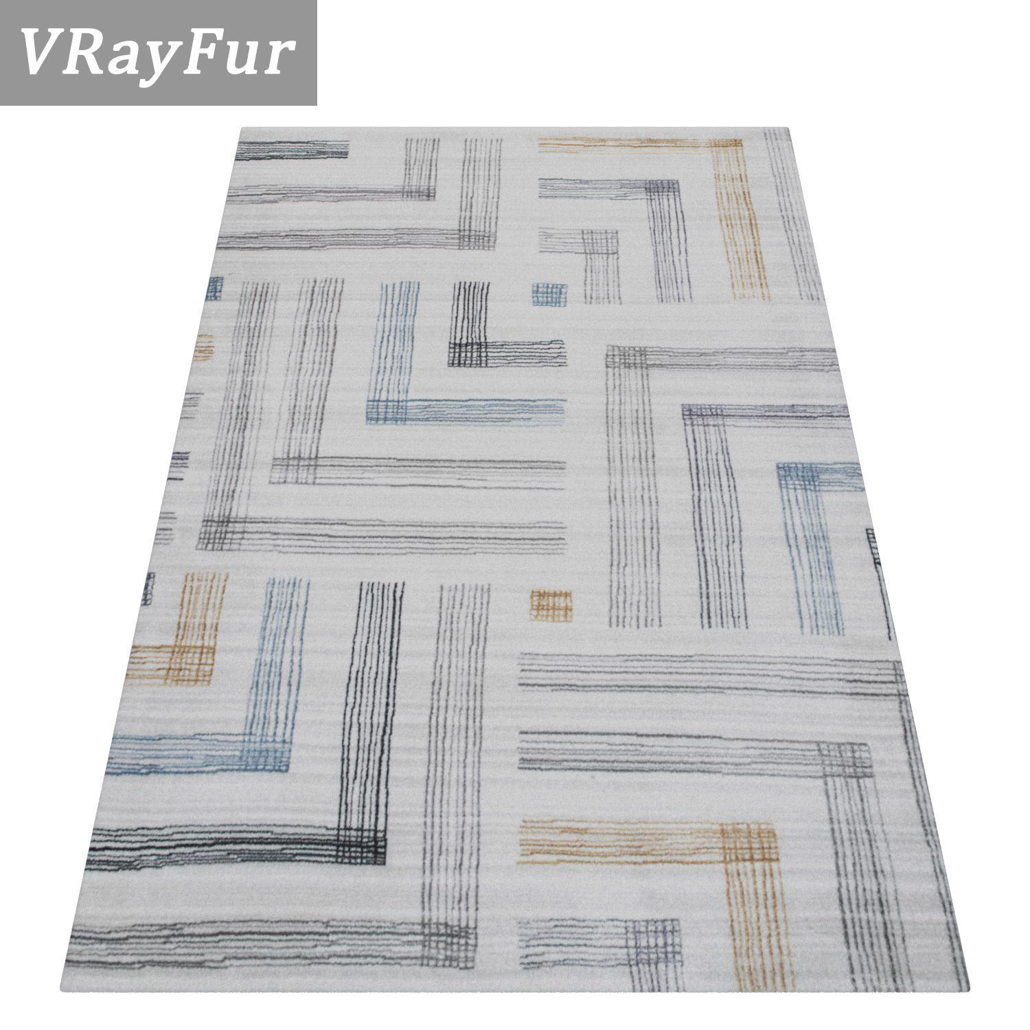 Rug Set 1761 3D model_2