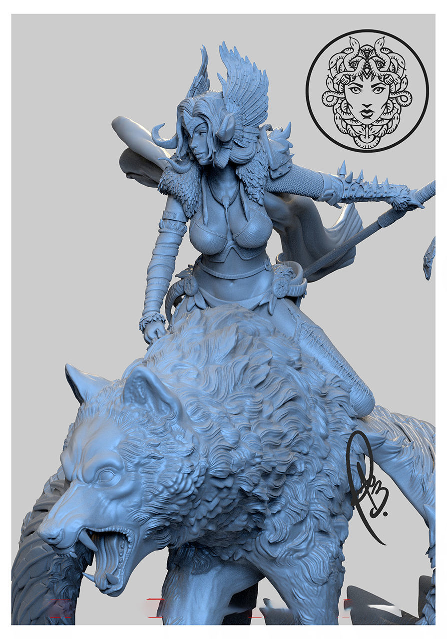 NORDIC VALKYRIE BY CREATIVE GEEK MB 3D print model_14