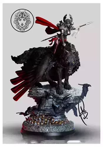 NORDIC VALKYRIE BY CREATIVE GEEK MB 3D print model