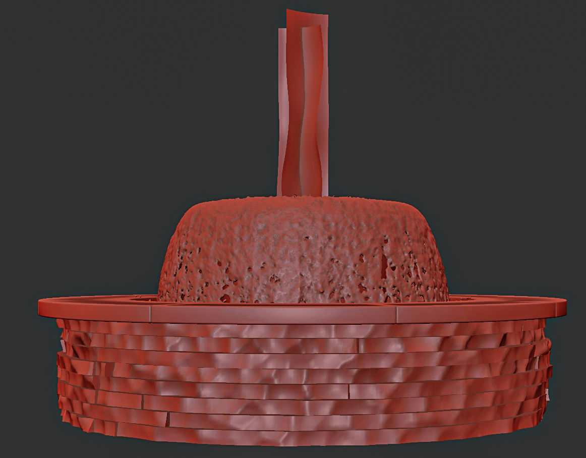 3 Fountains Fire and Water Bowl 3D model_6