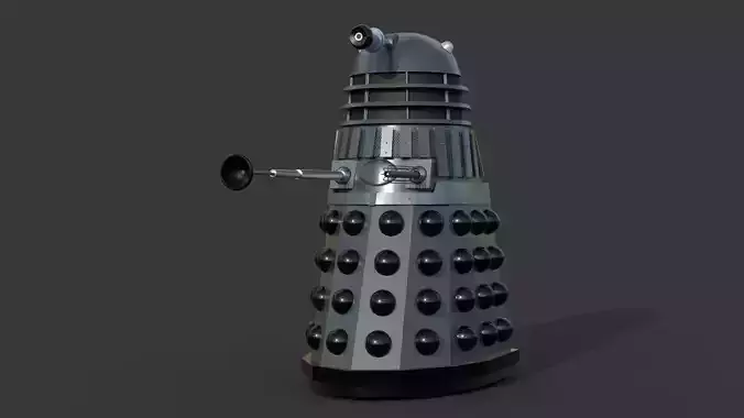 Dalek rig Low-poly 3D model