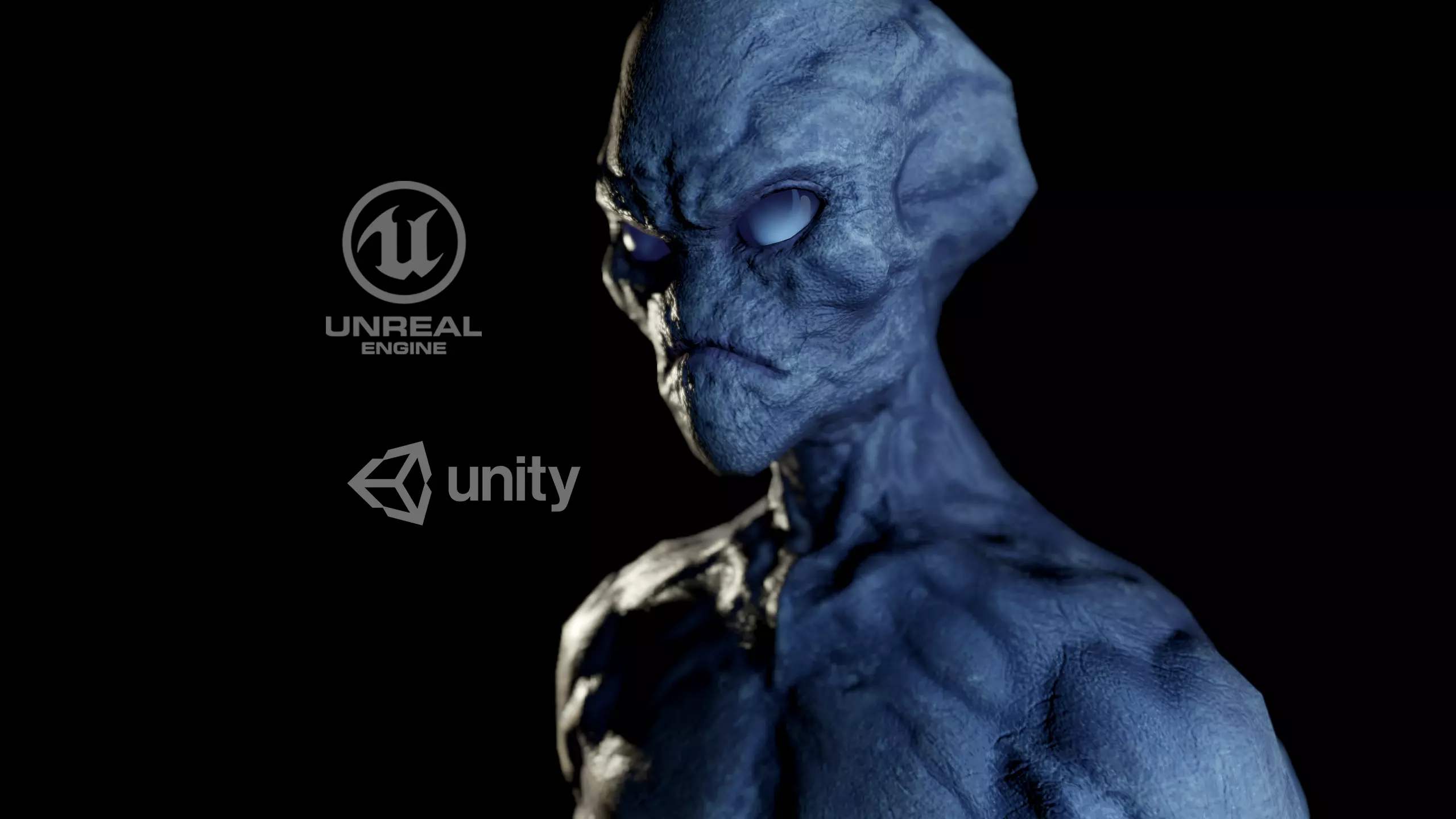 Alien v1  Animated and Game Ready Low-poly 3D model_0