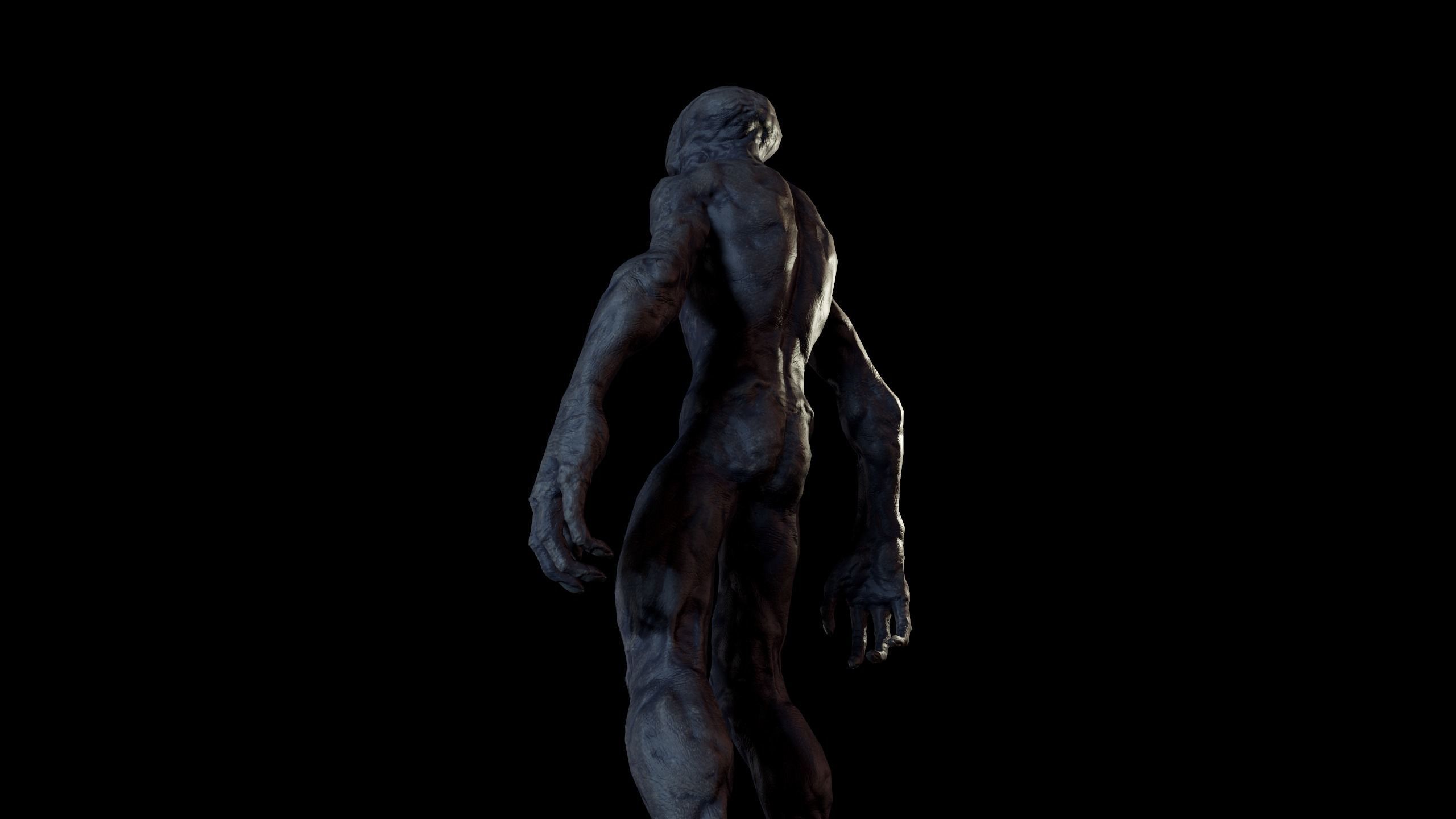 Alien v1  Animated and Game Ready Low-poly 3D model_35