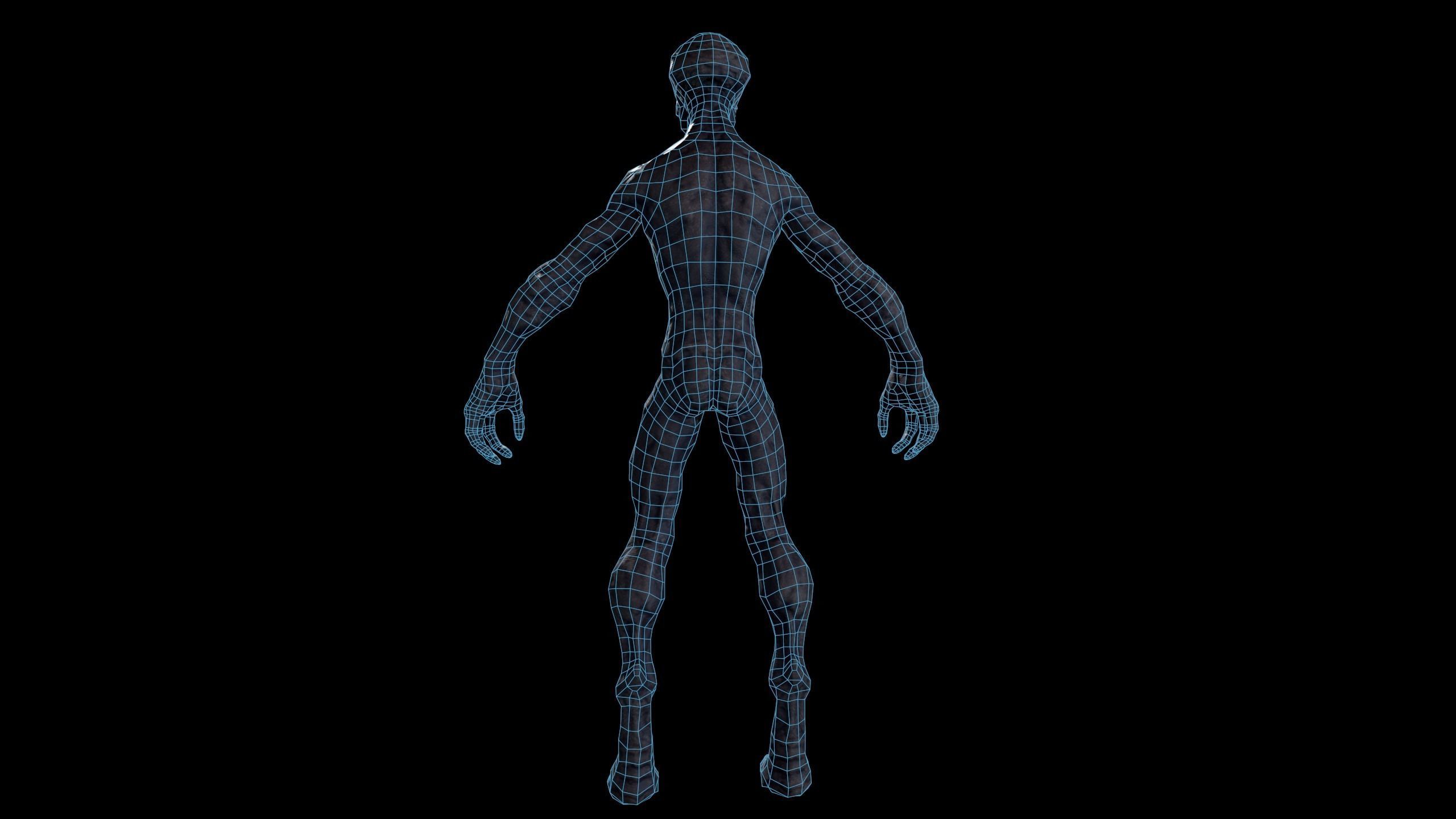 Alien v1  Animated and Game Ready Low-poly 3D model_56