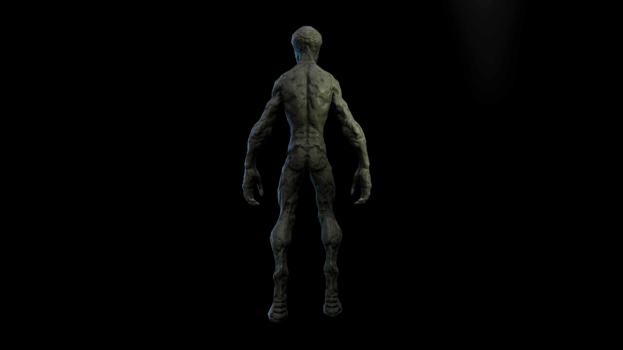 Alien v1  Animated and Game Ready Low-poly 3D model_21