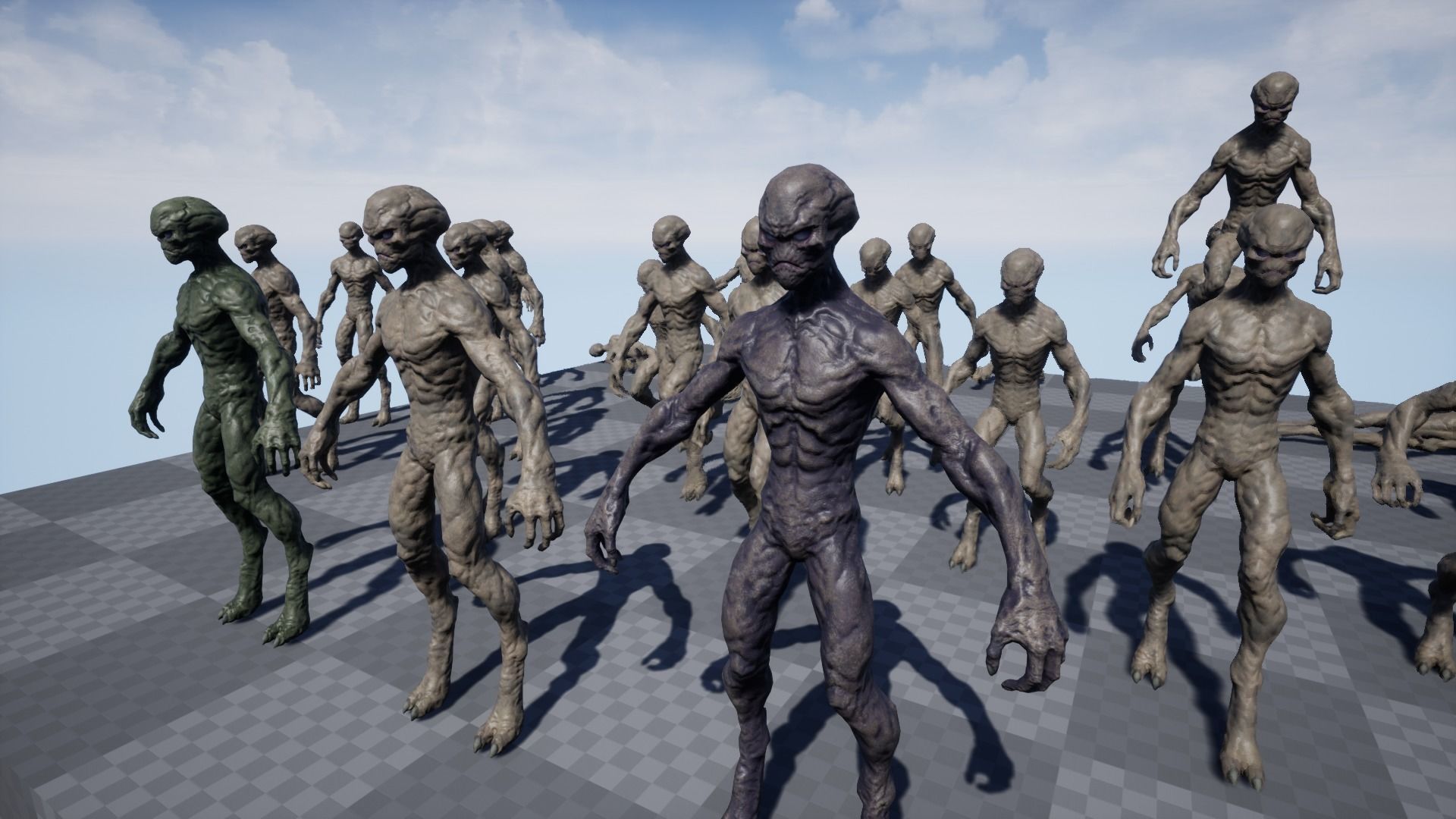 Alien v1  Animated and Game Ready Low-poly 3D model_62