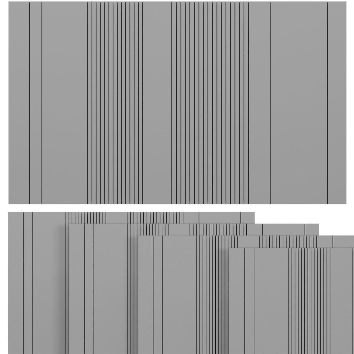 Decorative panel 3D model_4